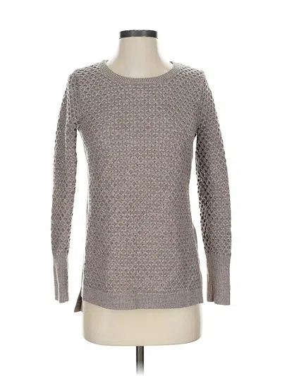 Pre-owned Athleta Pullover Sweater In Gray