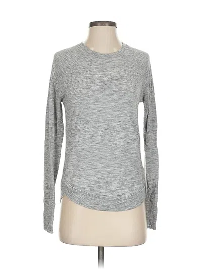 Pre-owned Athleta Pullover Sweater In Gray