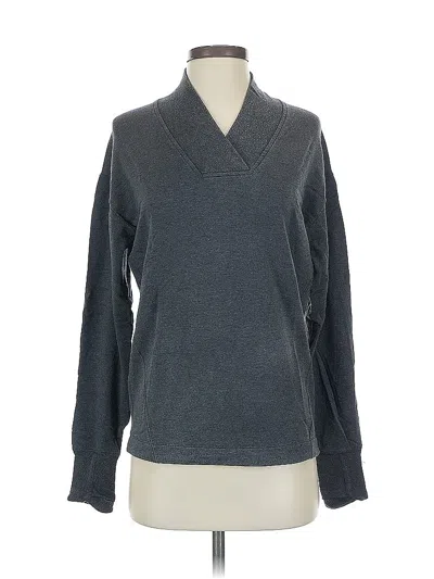 Pre-owned Athleta Pullover Sweater In Gray