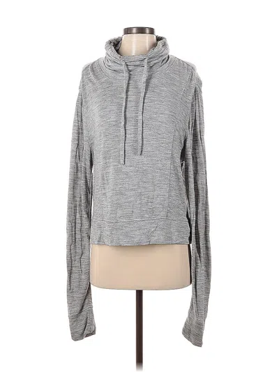 Pre-owned Athleta Pullover Sweater In Gray