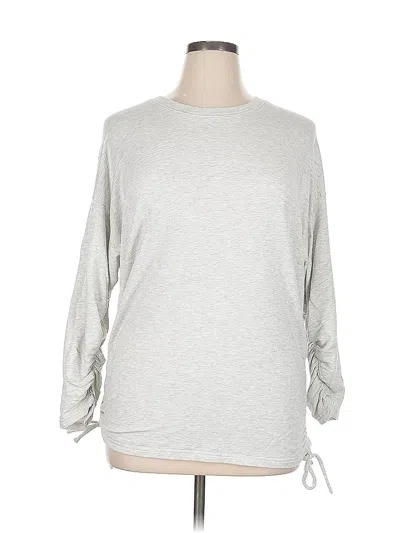 Pre-owned Athleta Pullover Sweater In Gray