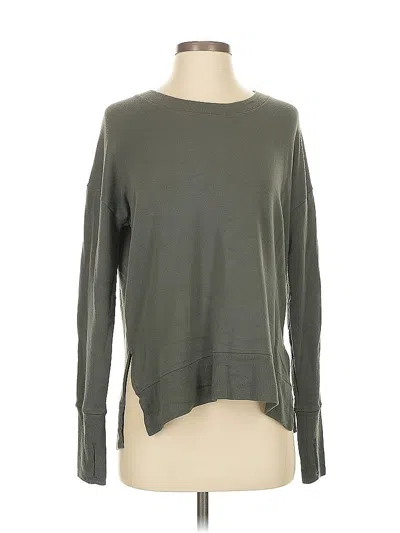 Pre-owned Athleta Pullover Sweater In Gray