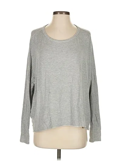 Pre-owned Athleta Pullover Sweater In Gray