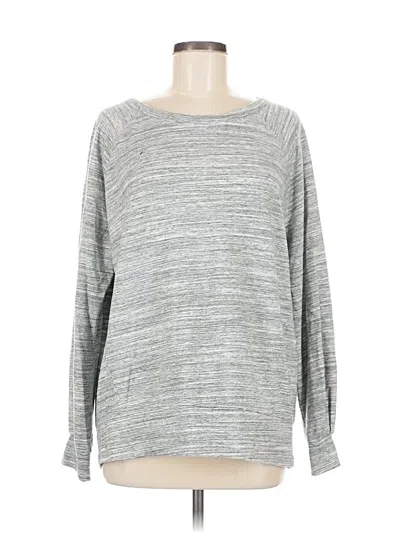 Pre-owned Athleta Pullover Sweater In Gray