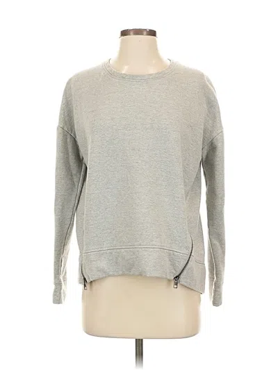 Pre-owned Athleta Pullover Sweater In Gray