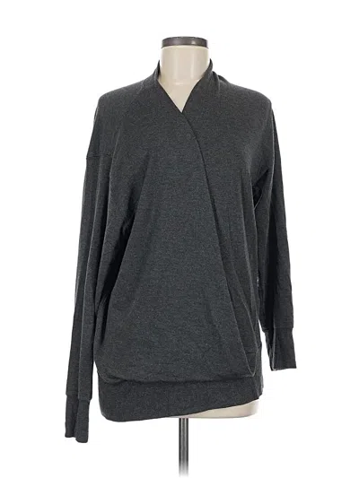 Pre-owned Athleta Pullover Sweater In Gray