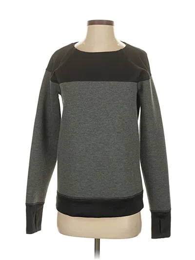 Pre-owned Athleta Pullover Sweater In Gray