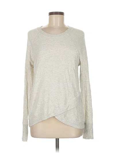 Pre-owned Athleta Pullover Sweater In Gray