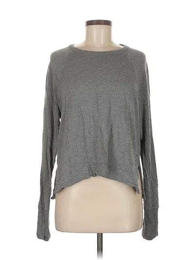 Pre-owned Athleta Pullover Sweater In Gray
