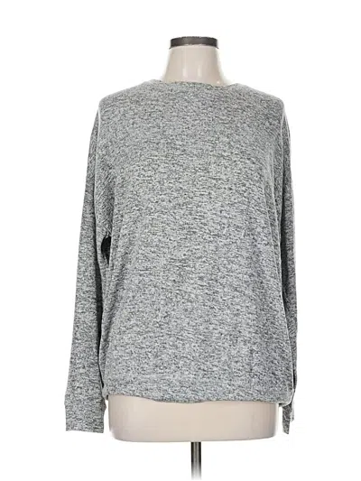 Pre-owned Athleta Pullover Sweater In Gray