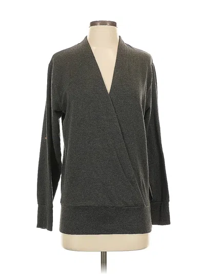 Pre-owned Athleta Pullover Sweater In Gray