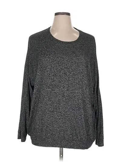 Pre-owned Athleta Pullover Sweater In Gray