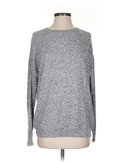 Pre-owned Athleta Pullover Sweater In Gray