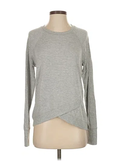 Pre-owned Athleta Pullover Sweater In Gray