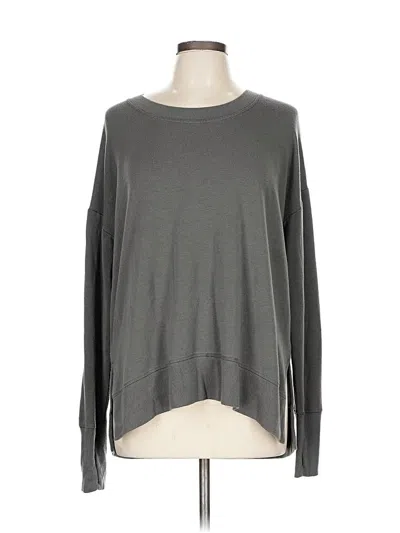 Pre-owned Athleta Pullover Sweater In Gray
