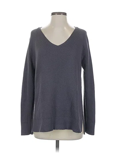 Pre-owned Athleta Pullover Sweater In Gray