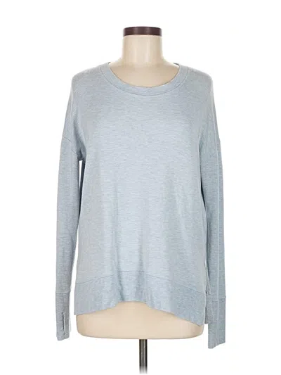 Pre-owned Athleta Pullover Sweater In Gray