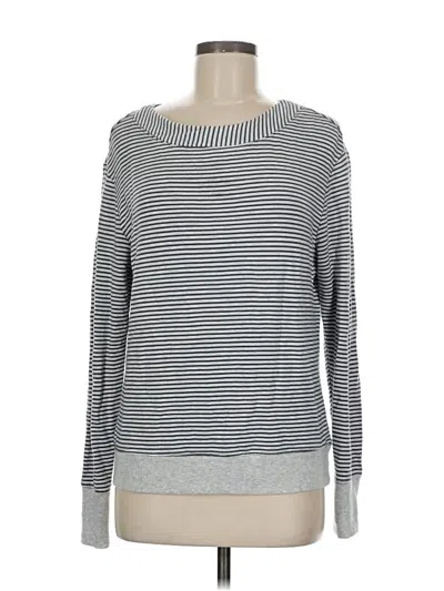 Pre-owned Athleta Pullover Sweater In Gray
