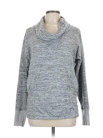 Pre-owned Athleta Pullover Sweater In Gray