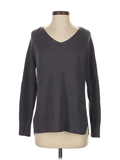Pre-owned Athleta Pullover Sweater In Gray