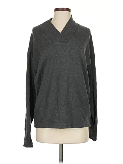 Pre-owned Athleta Pullover Sweater In Gray