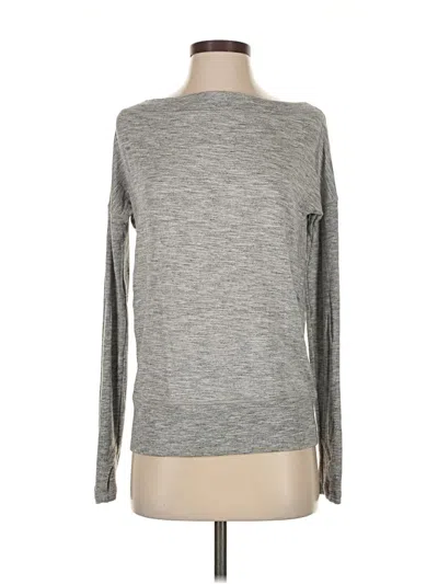 Pre-owned Athleta Pullover Sweater In Gray