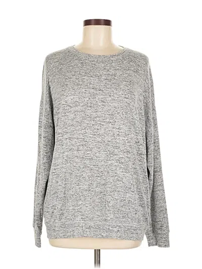 Pre-owned Athleta Pullover Sweater In Gray