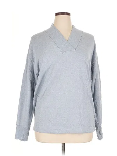 Pre-owned Athleta Pullover Sweater In Gray