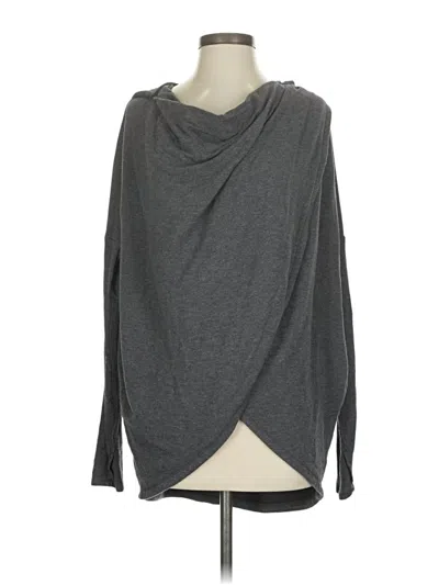Pre-owned Athleta Pullover Sweater In Gray
