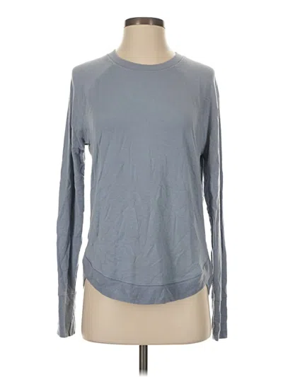 Pre-owned Athleta Pullover Sweater In Gray