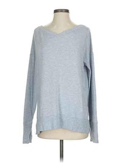 Pre-owned Athleta Pullover Sweater In Gray