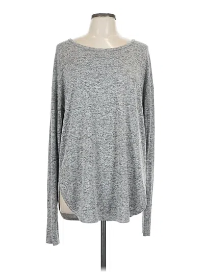 Pre-owned Athleta Pullover Sweater In Gray