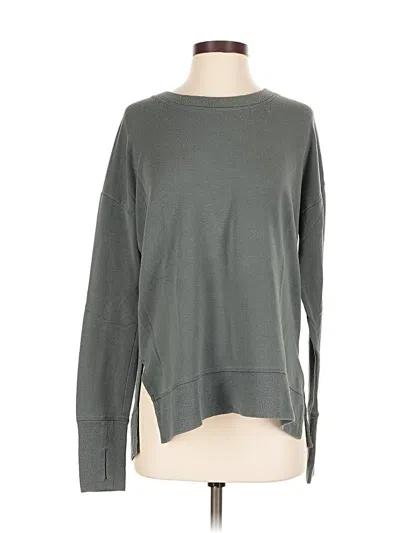 Pre-owned Athleta Pullover Sweater In Gray