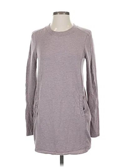 Pre-owned Athleta Pullover Sweater In Gray
