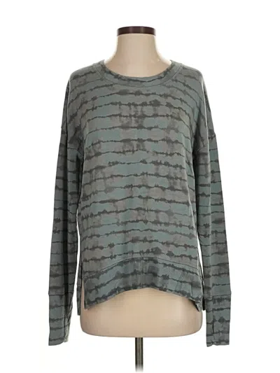 Pre-owned Athleta Pullover Sweater In Gray