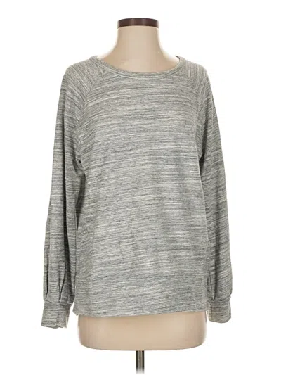 Pre-owned Athleta Pullover Sweater In Gray