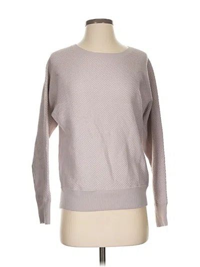 Pre-owned Athleta Pullover Sweater In Gray