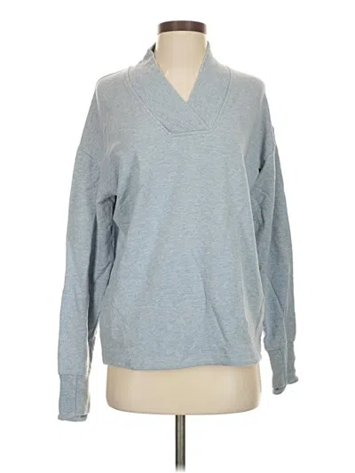 Pre-owned Athleta Pullover Sweater In Gray