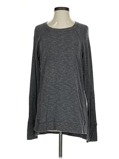 Pre-owned Athleta Pullover Sweater In Gray