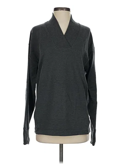 Pre-owned Athleta Pullover Sweater In Gray