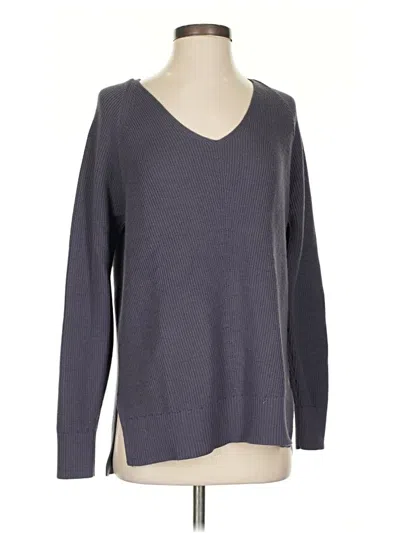 Pre-owned Athleta Pullover Sweater In Gray