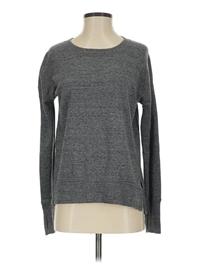 Pre-owned Athleta Pullover Sweater In Gray