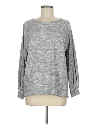 Pre-owned Athleta Pullover Sweater In Gray