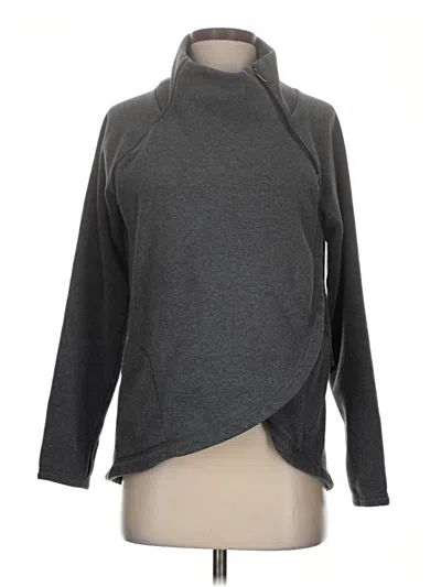 Pre-owned Athleta Pullover Sweater In Gray