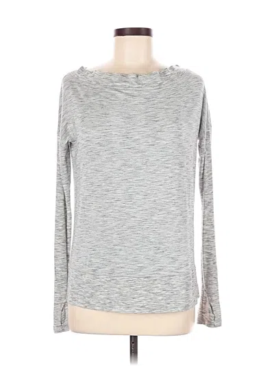 Pre-owned Athleta Pullover Sweater In Gray