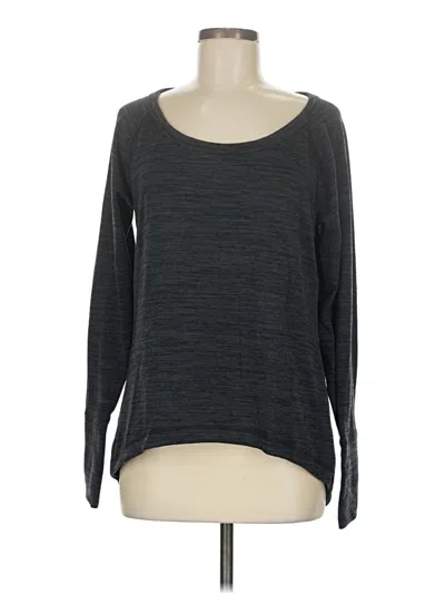 Pre-owned Athleta Pullover Sweater In Gray