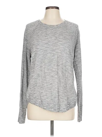 Pre-owned Athleta Pullover Sweater In Gray