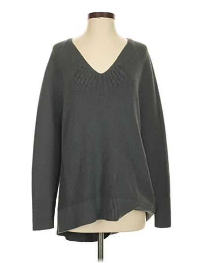 Pre-owned Athleta Pullover Sweater In Gray