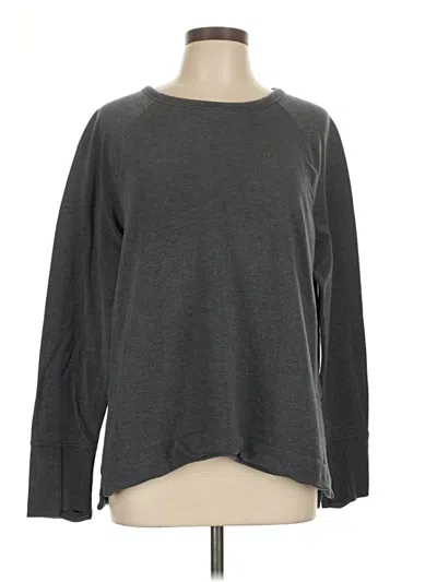 Pre-owned Athleta Pullover Sweater In Gray