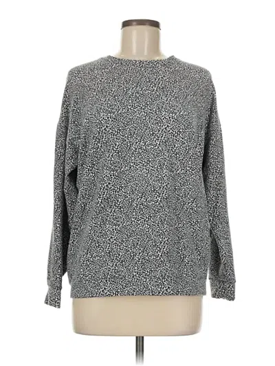 Pre-owned Athleta Pullover Sweater In Gray